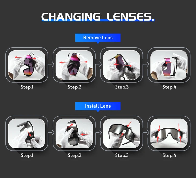 Polarized MTB Men Outdoor Mountain Cycling Goggles women Bicycle Eyewear Road Bike Protection Glasses Windproof Sport Sunglasses