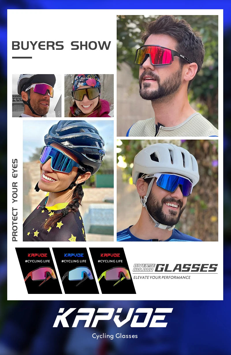 Polarized MTB Men Outdoor Mountain Cycling Goggles women Bicycle Eyewear Road Bike Protection Glasses Windproof Sport Sunglasses